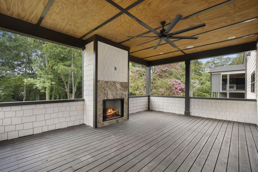 Exterior details and patio area of a home in , Buford (Image 27).
