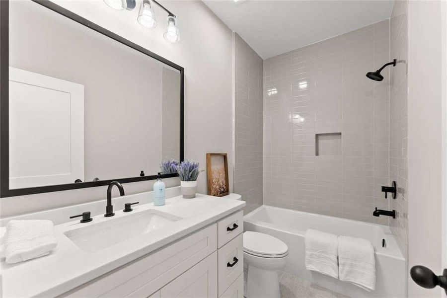 Furnished interior view inside a new home in , Cumming (Image 19). Furnished interior view inside a new home in , Cumming (Image 19).