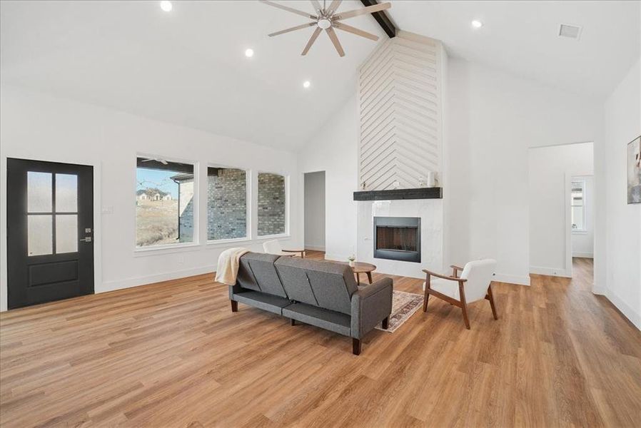 Furnished interior view inside a new home in , Azle (Image 17). Furnished interior view inside a new home in , Azle (Image 17).