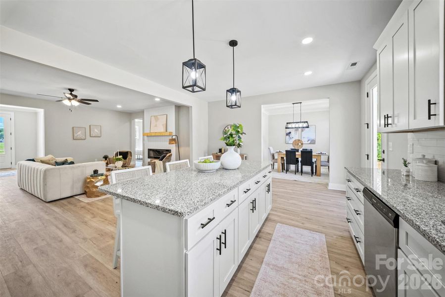 Furnished interior view inside a new home in , Concord (Image 33).