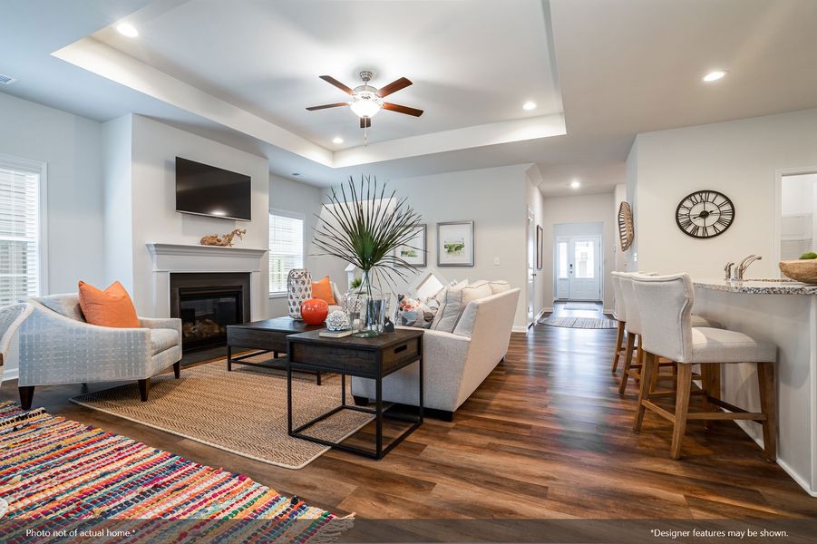 Furnished interior view inside a new home in Ellington, Elgin (Image 7). Furnished interior view inside a new home in Ellington, Elgin (Image 7).