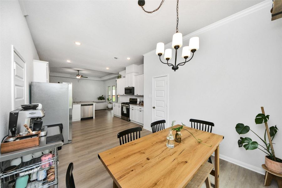 Furnished interior view inside a new home in Barton Place, Cleveland (Image 7).