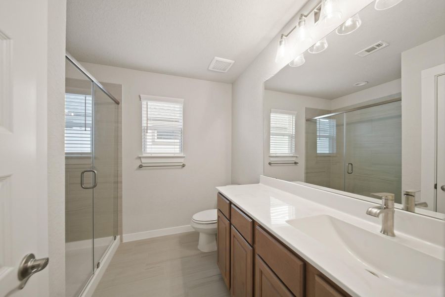 Furnished interior view inside a new home in Morton Creek Ranch, Katy (Image 12).