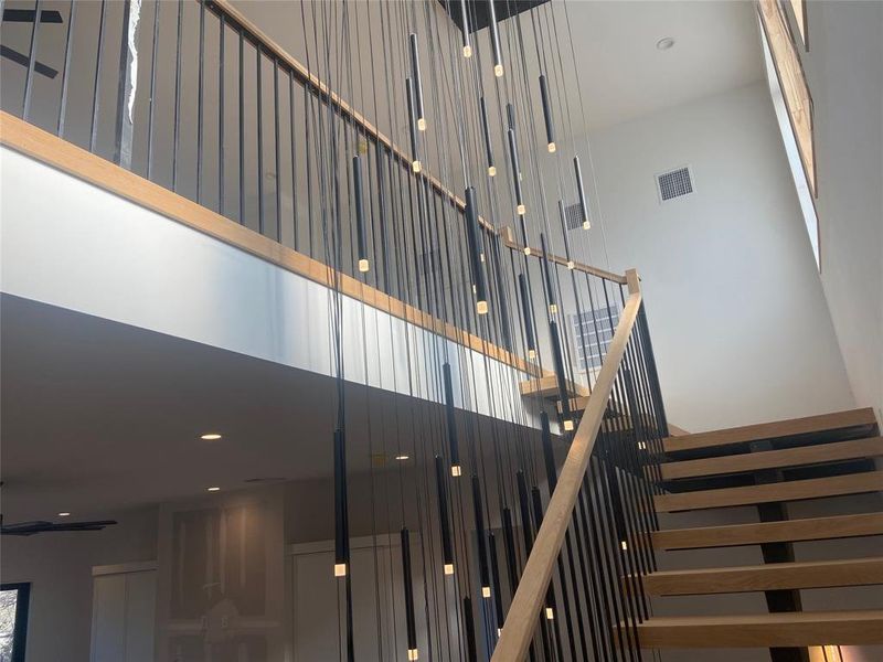 Close-up of interior finishes inside a home in , Dallas (Image 12).