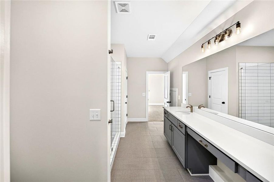 Furnished interior view inside a new home in , Bishop (Image 10).