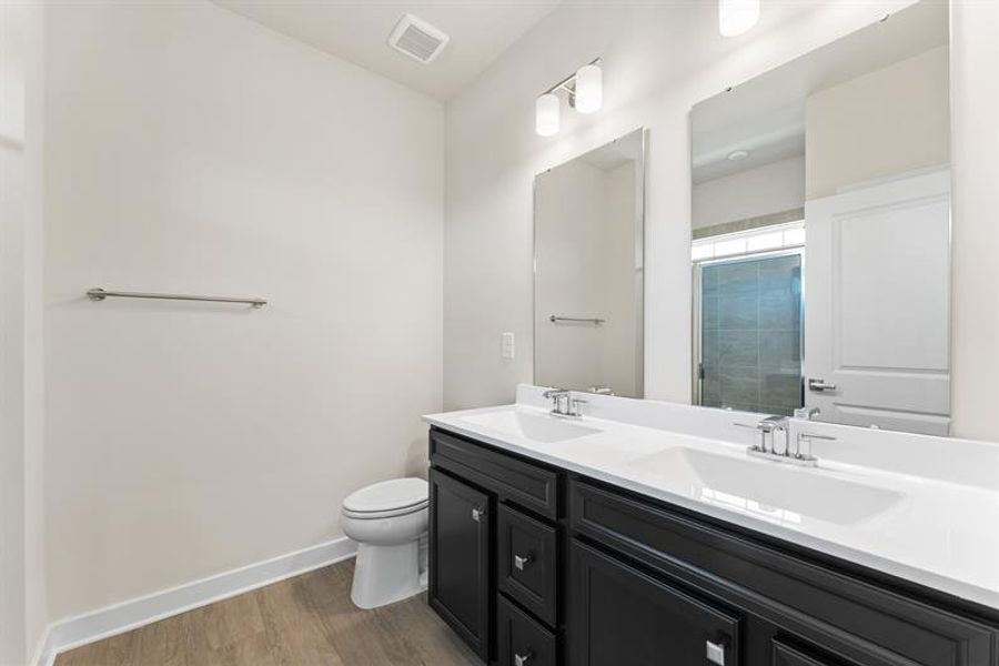 Furnished interior view inside a new home in Stowe Branch Townhomes, Charlotte (Image 5).