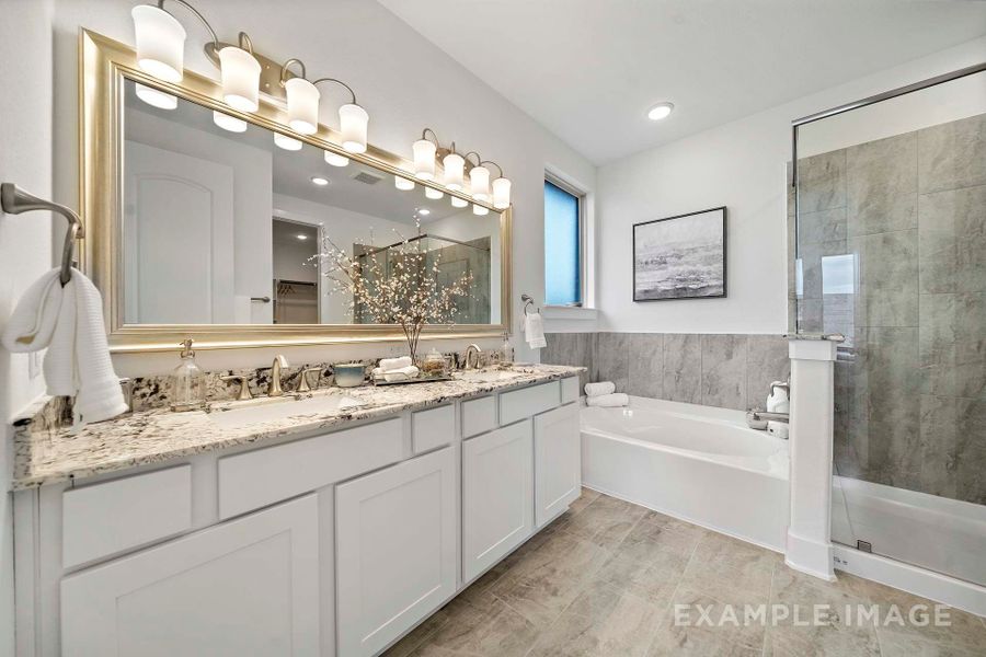 Representative furnished interior of a home built from the The Philip A with 3-Car Garage by Davidson Homes LLC in Lago Mar, Texas City (Image 12).
