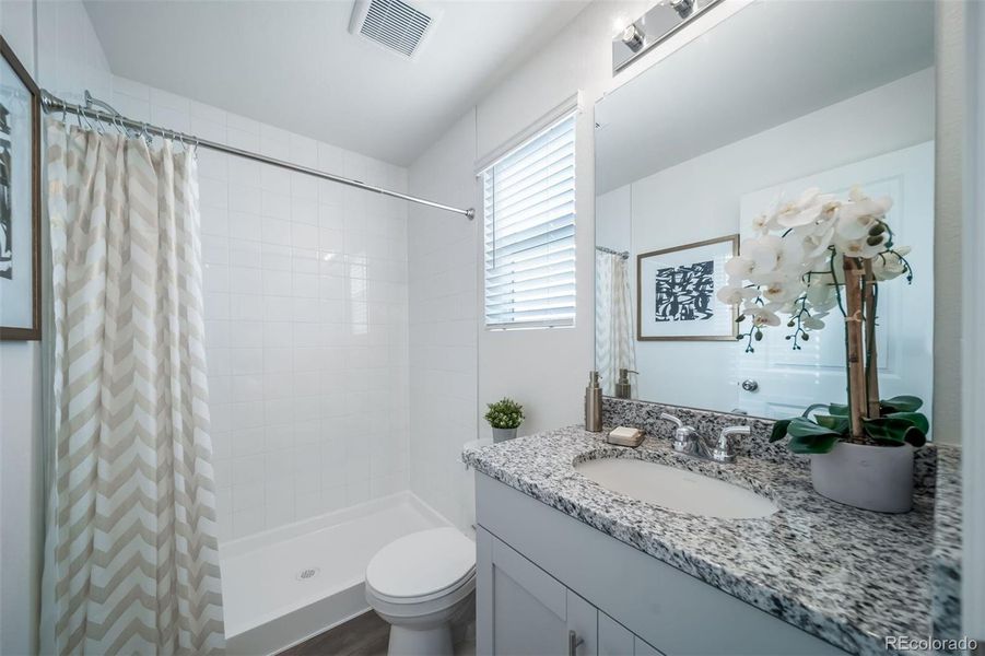 Furnished interior view inside a new home in , Commerce City (Image 16).