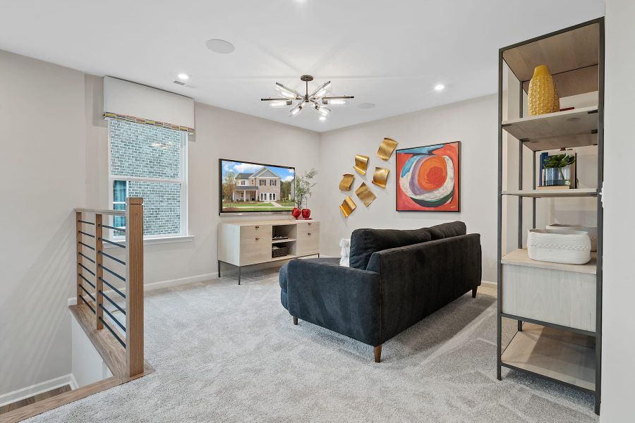 Representative furnished interior of a home built from the Henderson by Tri Pointe Homes in Alton Creek, Mint Hill (Image 32).