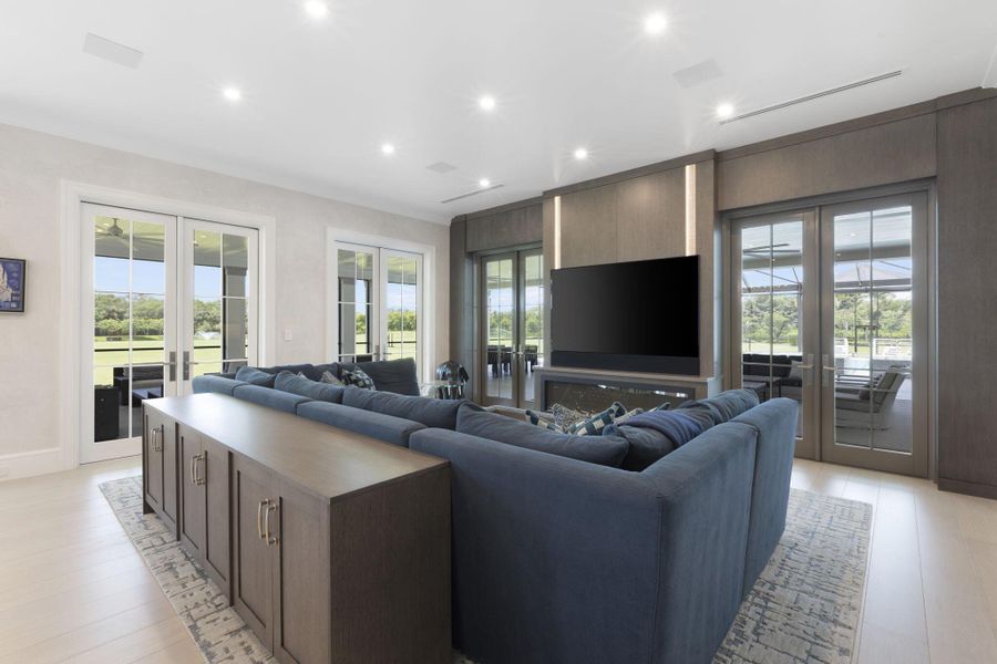 Furnished interior view inside a new home in , Wellington (Image 65). Furnished interior view inside a new home in , Wellington (Image 65).