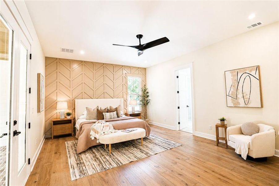 Furnished interior view inside a new home in , Dacula (Image 16).