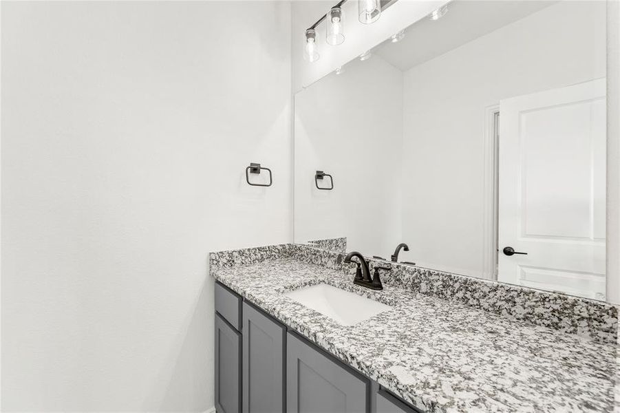 Furnished interior view inside a new home in Wildflower Ranch 60-65, Fort Worth (Image 12). Furnished interior view inside a new home in Wildflower Ranch 60-65, Fort Worth (Image 12).