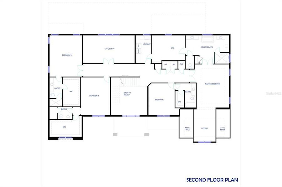 2D floor plan layout of this home in , Tampa, FL (Image 3). 2D floor plan layout of this home in , Tampa, FL (Image 3).