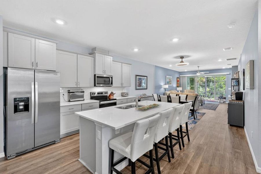 Furnished interior view inside a new home in Halifax Plantation Villas, Ormond Beach (Image 16).