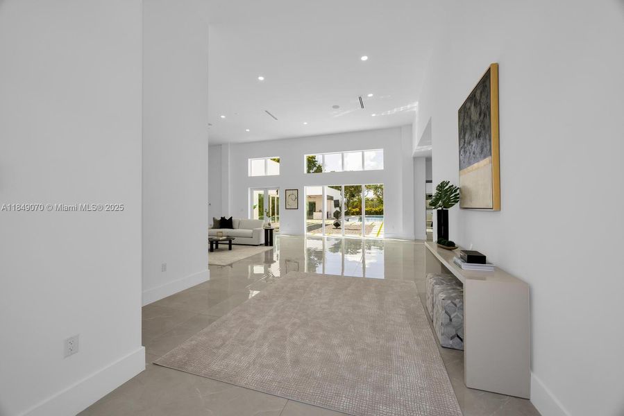 Furnished interior view inside a new home in , Miami (Image 46).