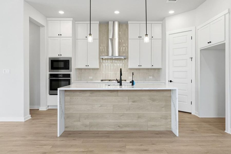 Furnished interior view inside a new home in Heritage, Dripping Springs (Image 11).
