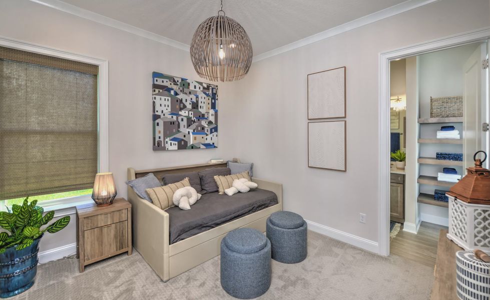 Furnished interior view inside a new home in Tidewater, Jacksonville (Image 23).