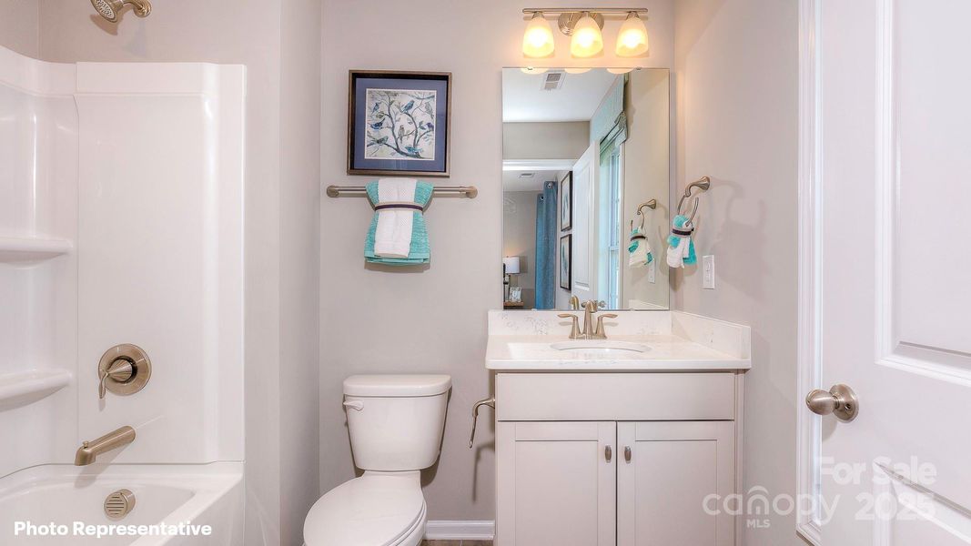 Furnished interior view inside a new home in Sylvan Creek, Denver (Image 23).