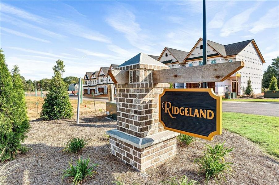 Front exterior of a new home in , Hartwell, GA, highlighting curb appeal (Image 1).