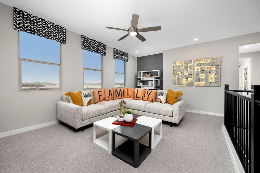 Representative furnished interior of a home built from the Lagoon by Mattamy Homes in Tierra Vistoso, Surprise (Image 14).