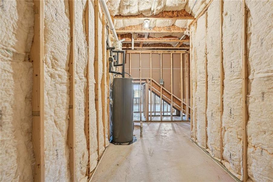 In-progress construction of a new home in Millcroft Townhomes, Buford, GA (Image 48). In-progress construction of a new home in Millcroft Townhomes, Buford, GA (Image 48).