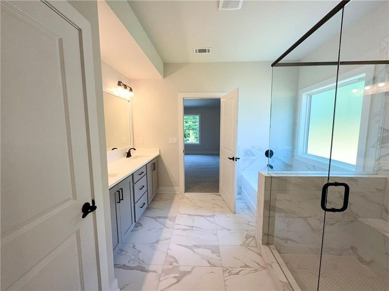 Furnished interior view inside a new home in , Hoschton (Image 14).