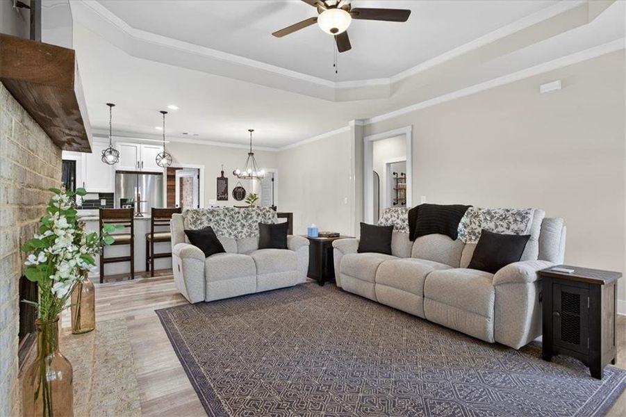 Furnished interior view inside a new home in , Talking Rock (Image 19).