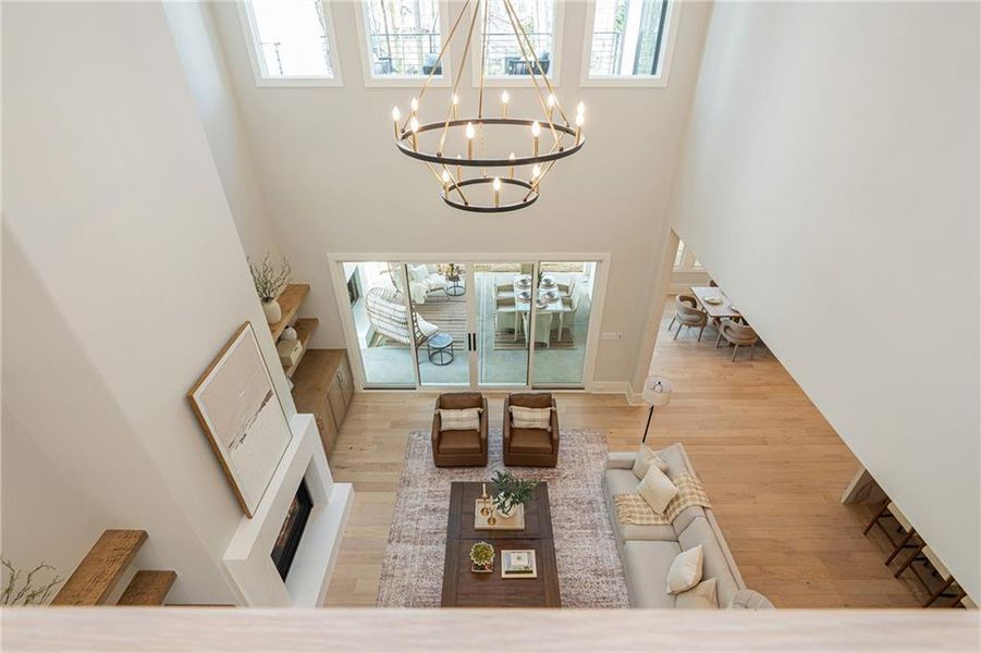 Furnished interior view inside a new home in , Alpharetta (Image 18).