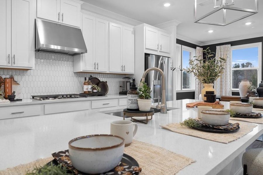 Furnished interior view inside a new home in Auburn Glen, Dacula (Image 23).