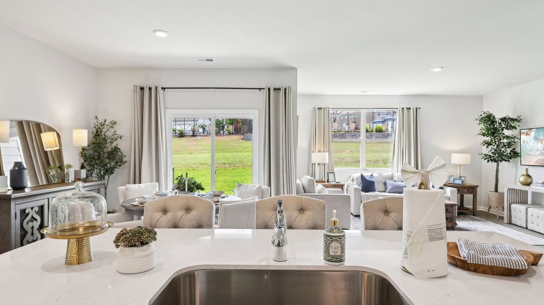 Furnished interior view inside a new home in Woodbridge Glen Single Family, Lebanon (Image 17).