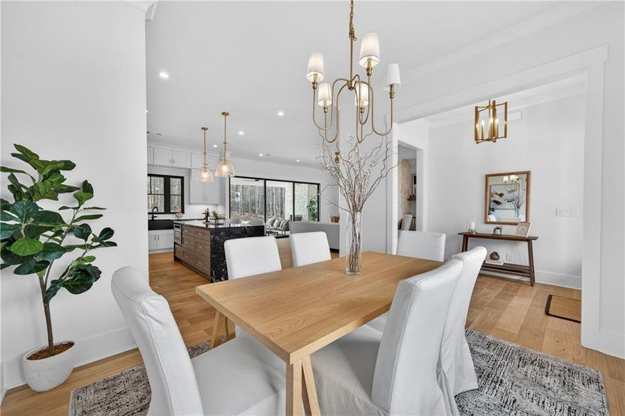 Furnished interior view inside a new home in , White Plains (Image 41).