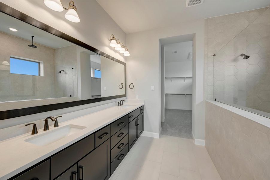 Furnished interior view inside a new home in Harvest Green 65', Richmond (Image 14).