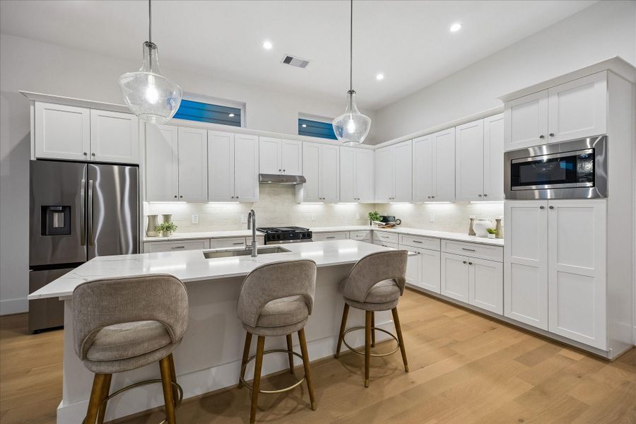 Furnished interior view inside a new home in West 21st Residences, Houston (Image 19).