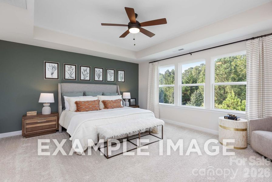 Furnished interior view inside a new home in Windgate, Mooresville (Image 3).