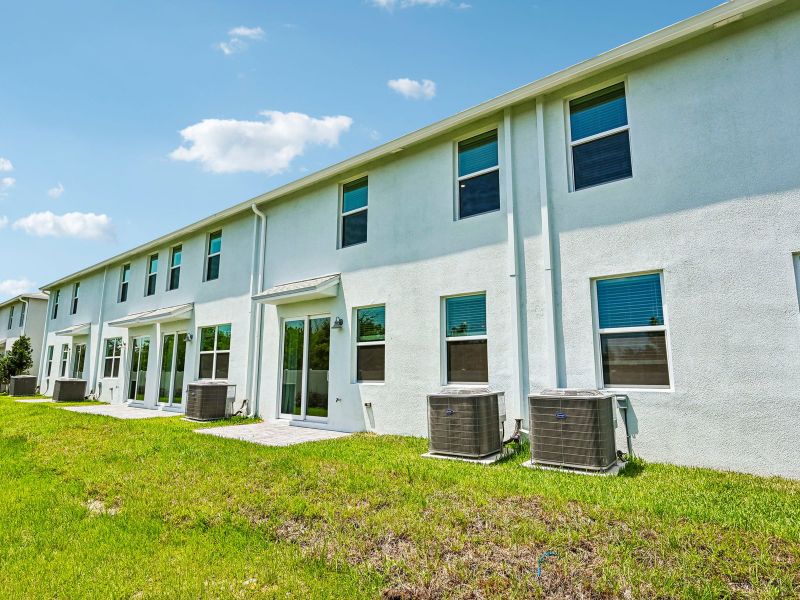 Exterior details and patio area of a home in Tidewater, Fort Pierce (Image 4).