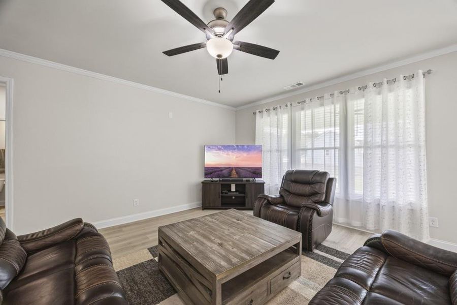 Furnished interior view inside a new home in , Winder (Image 45).
