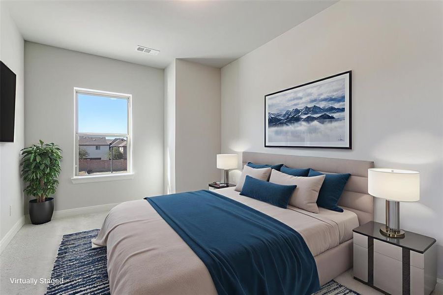 Furnished interior view inside a new home in Hillside at Las Colinas, Irving (Image 23). Furnished interior view inside a new home in Hillside at Las Colinas, Irving (Image 23).