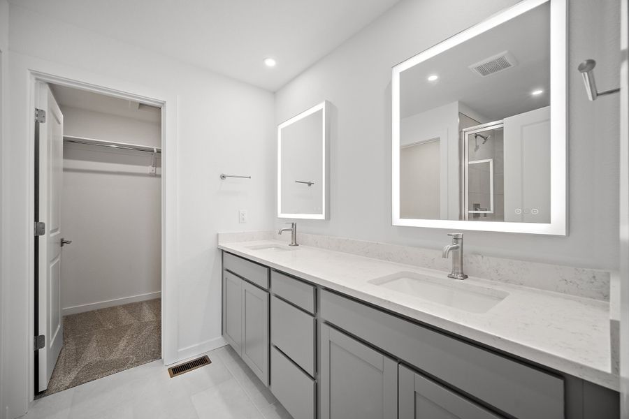 Representative furnished interior of a home built from the Willow by Lokal Homes in The Commons at Victory Ridge, Colorado Springs (Image 8).