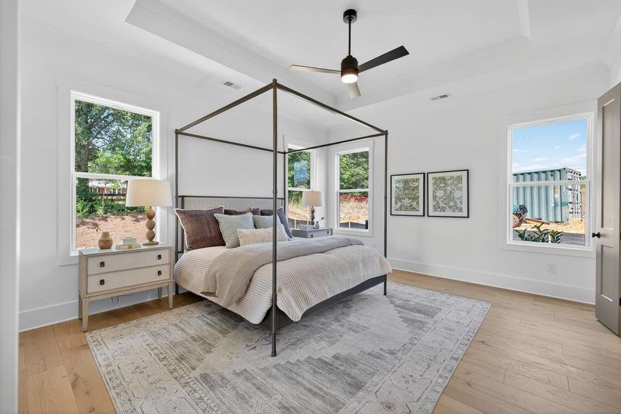 Furnished interior view inside a new home in Livingstone Park, Kennesaw (Image 21).