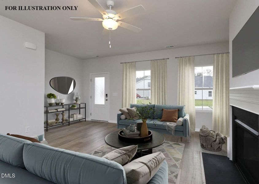 Kitchen Living Rm McDowell floor plan_Pa