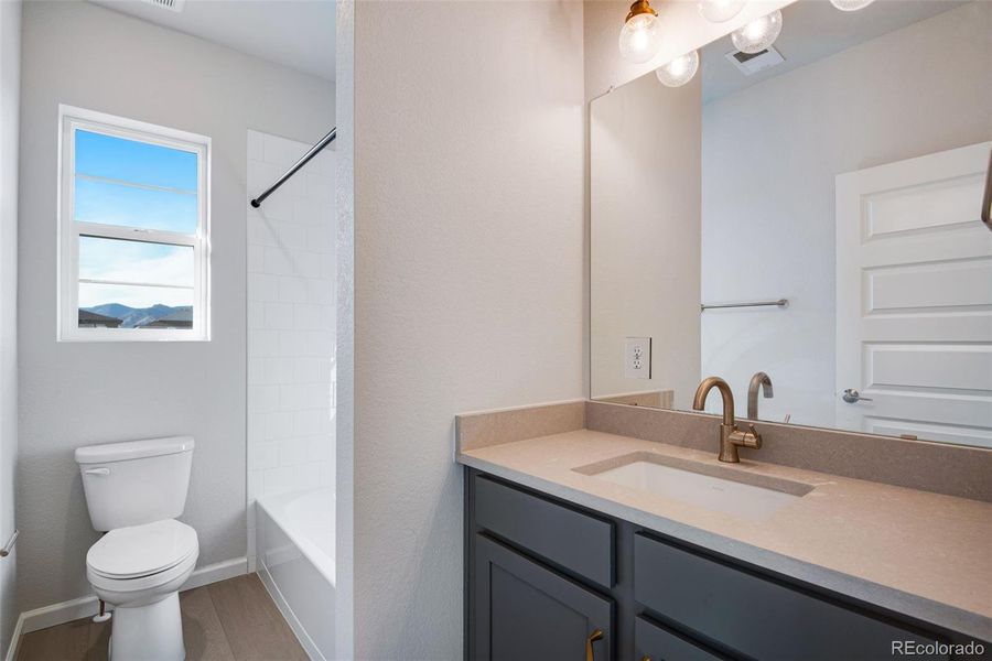 Furnished interior view inside a new home in Prelude at Sterling Ranch, Littleton (Image 14).