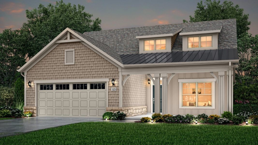 Representative exterior photo of a completed home built from the Salerno by Epcon Communities in The Grove at Haven Hill, Lenoir City, TN (Image 22). Representative exterior photo of a completed home built from the Salerno by Epcon Communities in The Grove at Haven Hill, Lenoir City, TN (Image 22).