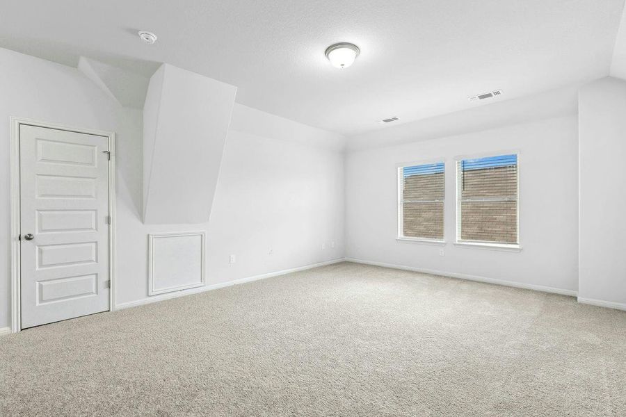 Bonus or game room to spread out to play games or hang out with company. Bonus or game room to spread out to play games or hang out with company.