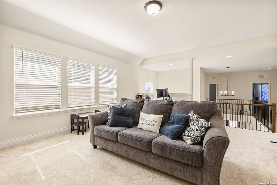 Furnished interior view inside a new home in , San Antonio (Image 12).