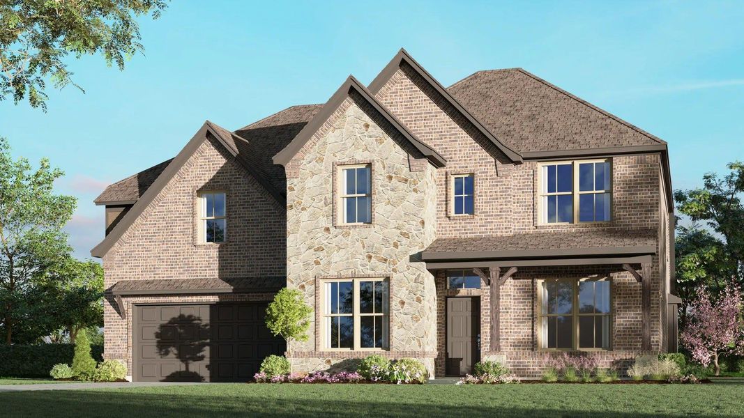 Representative exterior photo of a completed home built from the Concept 3135 by Risewell Homes in Silo Mills, Joshua, TX (Image 10). Representative exterior photo of a completed home built from the Concept 3135 by Risewell Homes in Silo Mills, Joshua, TX (Image 10).
