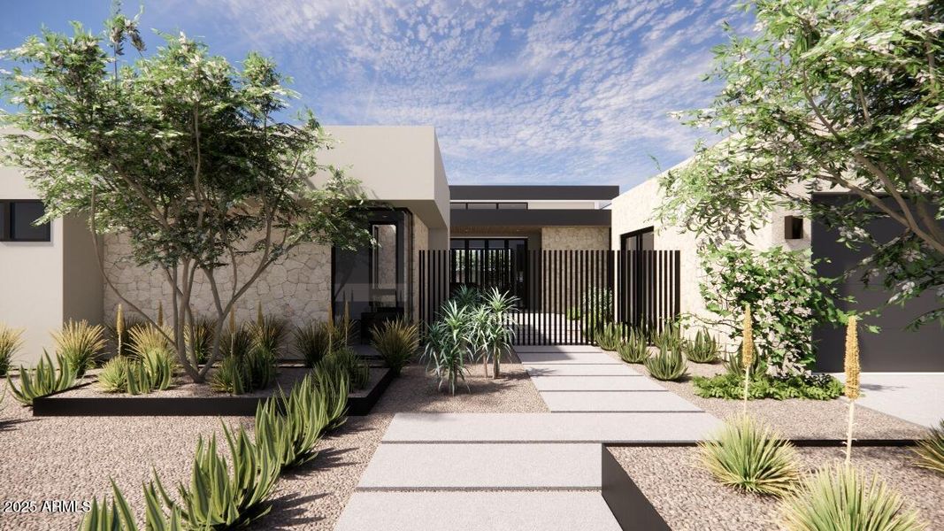 Clydesdale Front Courtyard Rendering Clydesdale Front Courtyard Rendering