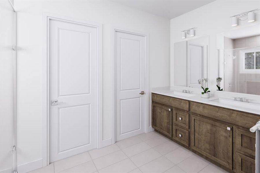 Furnished interior view inside a new home in Silver Oaks, Port St. Lucie (Image 5).