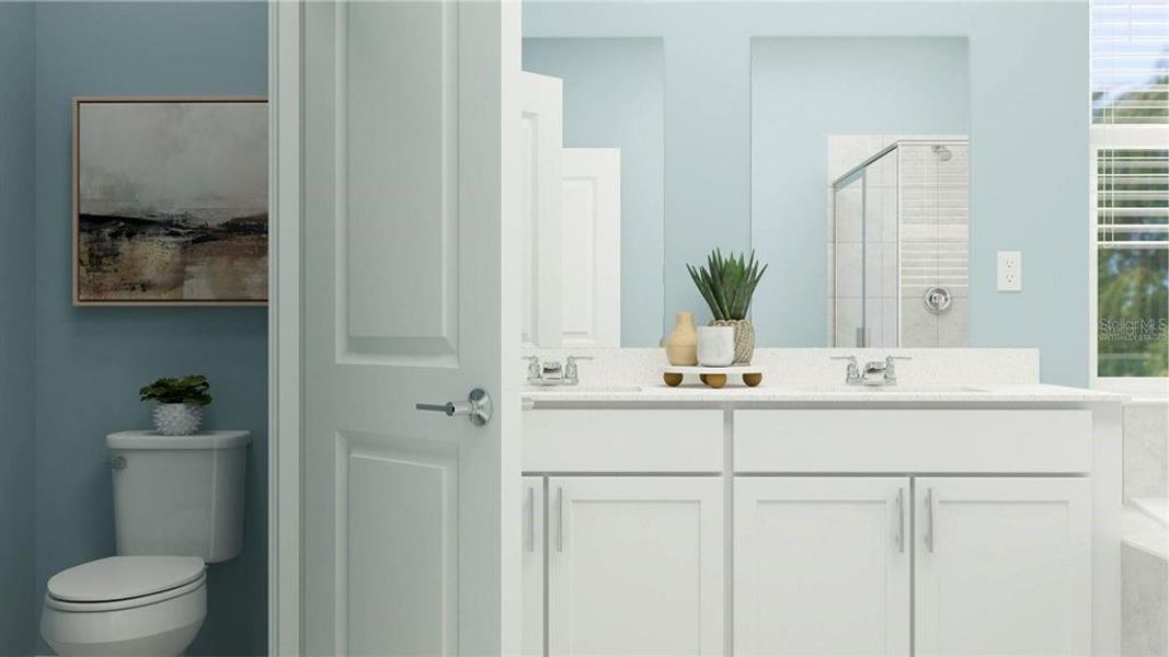 Furnished interior view inside a new home in Bronson's Ridge, Apopka (Image 14).