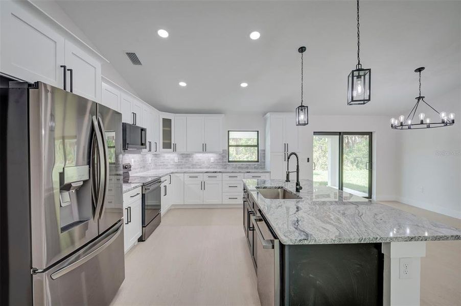 Furnished interior view inside a new home in , Port Charlotte (Image 4). Furnished interior view inside a new home in , Port Charlotte (Image 4).