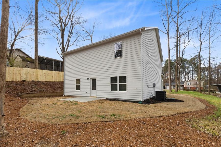 Exterior details and patio area of a home in , Buford (Image 3).